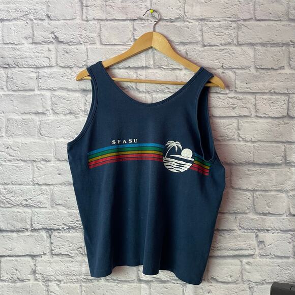 80’s Stephen F. Austin State University Vintage Tank Top - Picture 1 of 4